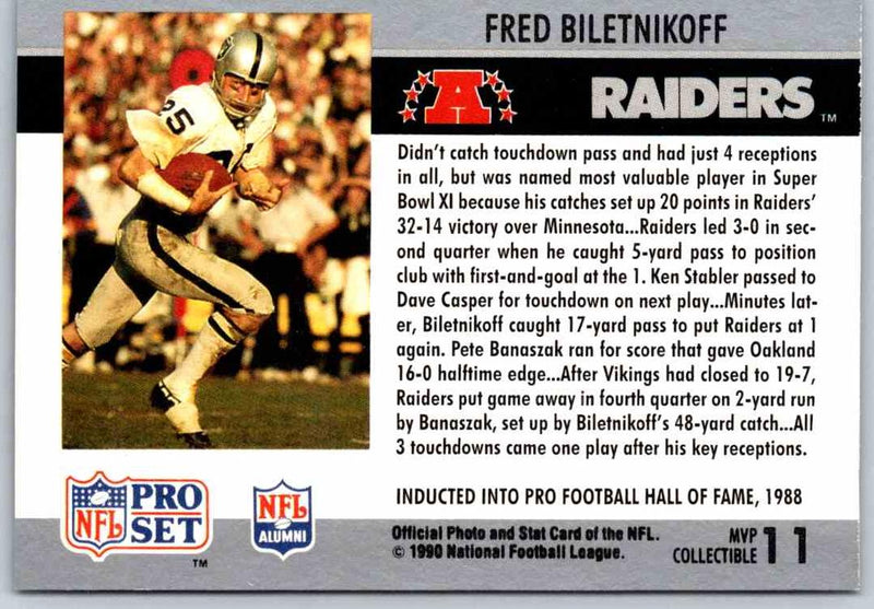 1992 Proset Fred Biletnikoff