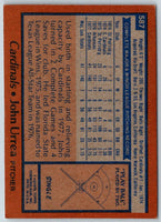 1978 Topps John Urrea #587 Rookie