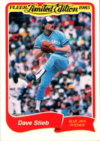 1985 Fleer Limited Edition Dave Stieb #37