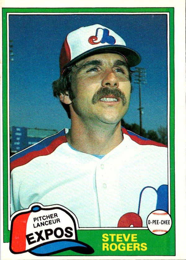 1981 O-Pee-Chee Steve Rogers #344