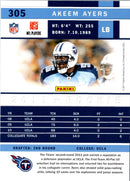 2011 Score Akeem Ayers