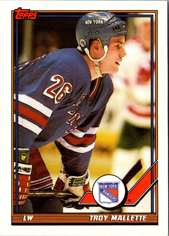 1991 Topps Troy Mallette #474