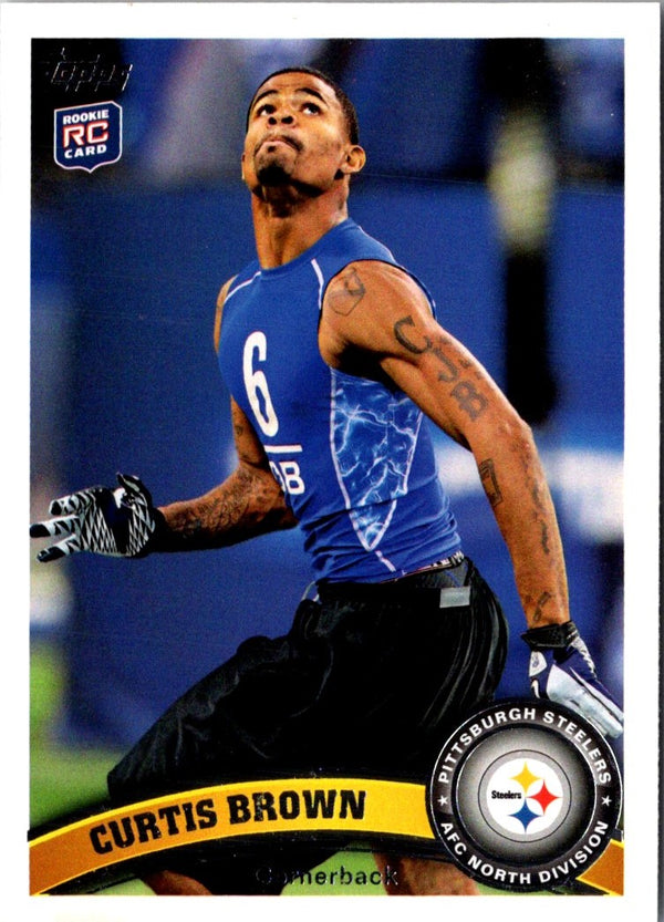 2011 Topps Curtis Brown #214 Rookie