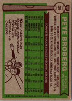 1976 Topps Pete Broberg #39
