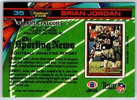 1991 Topps Stadium Club Football Brian Jordan #35
