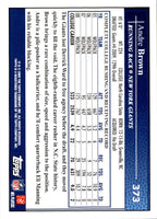 2009 Topps Andre Brown #373 Rookie