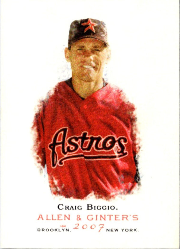 2007 Topps Allen & Ginter Craig Biggio #323