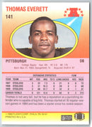 1990 Fleer Thomas Everett