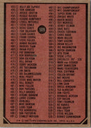 1980 Topps Checklist 397-528