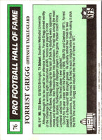1990 Swell Greats Forrest Gregg #76