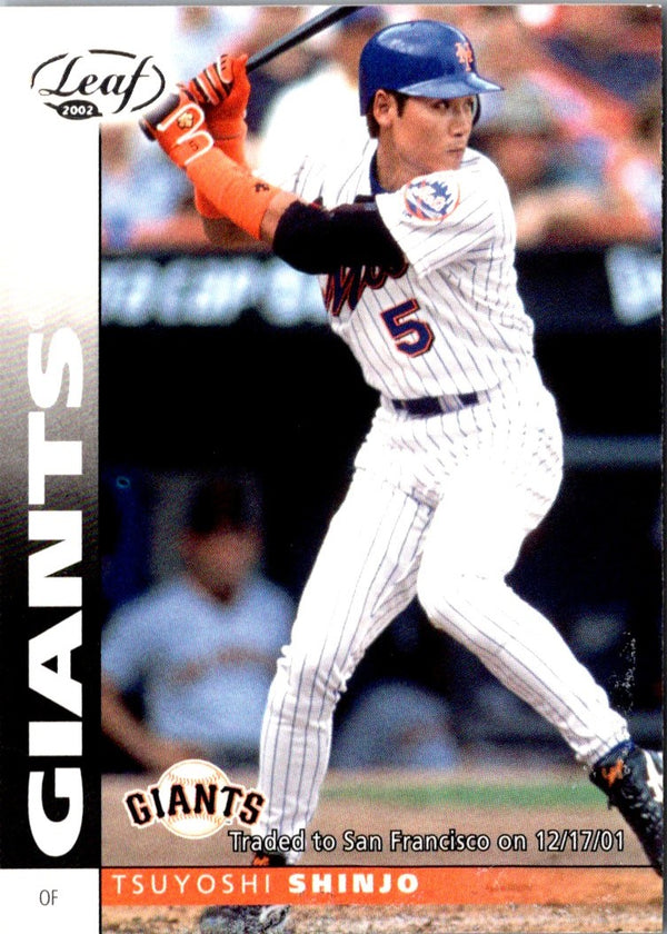 2002 Leaf Tsuyoshi Shinjo #127