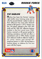 1991 Upper Deck Pat Harlow #614 Rookie
