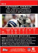 2007 Bowman Chrome Anthony Spencer