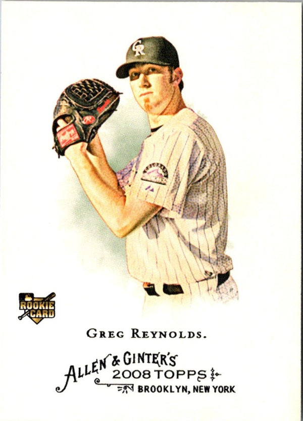 2008 Topps Allen & Ginter Greg Reynolds #139 Rookie