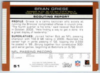 2011 Topps Football Brian Griese #51