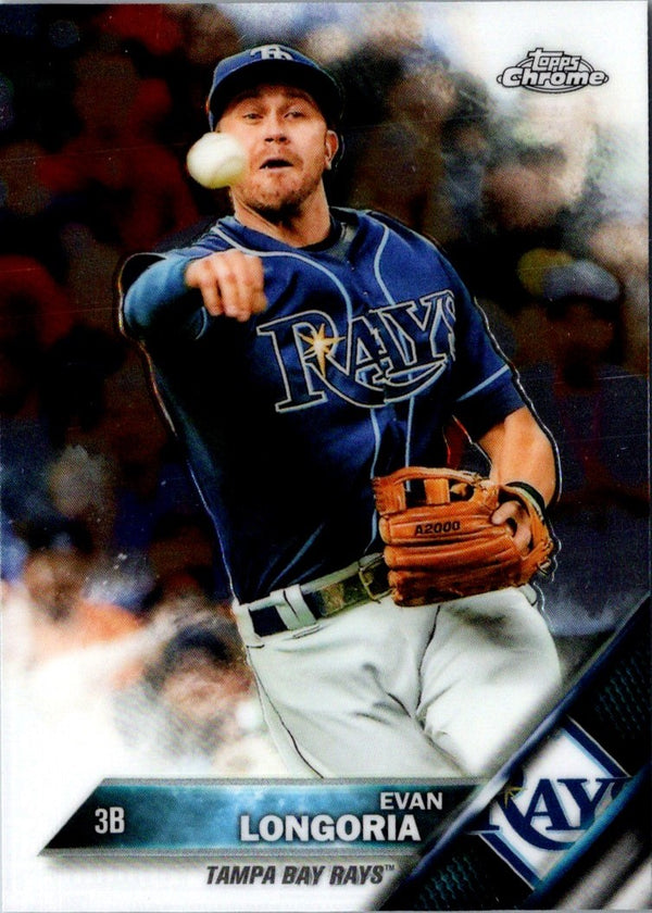 2016 Topps Chrome Evan Longoria #84