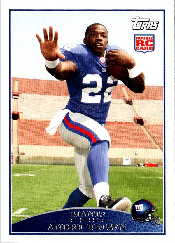 2009 Topps Andre Brown #373 Rookie