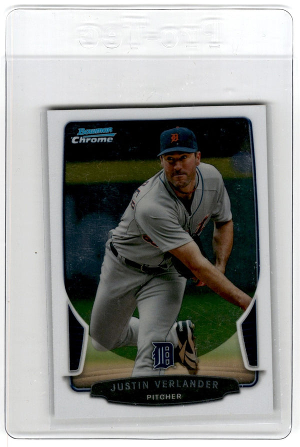 2013 Bowman Chrome Justin Verlander #100