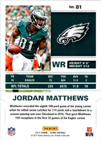 2017 Score Jordan Matthews #81