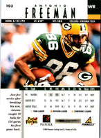 1997 Pinnacle Antonio Freeman #103