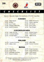 1993 Upper Deck World Junior Championships Checklist #250