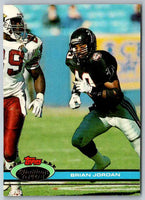 1991 Topps Stadium Club Football Brian Jordan #35