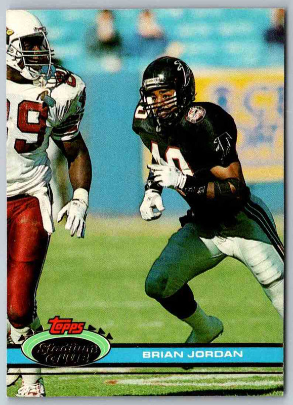 1991 Topps Stadium Club Football Brian Jordan #35