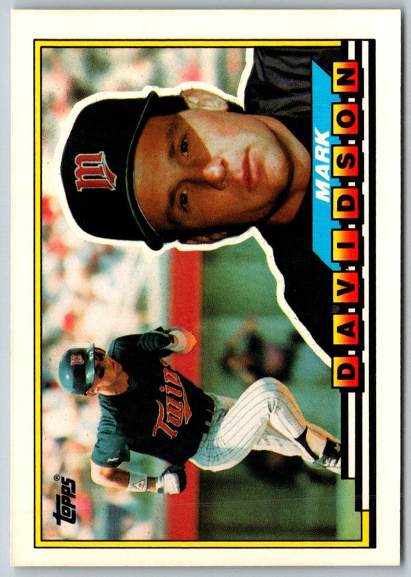 1989 Topps Big Mark Davidson #320