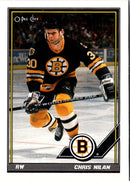 1991 O-Pee-Chee Chris Nilan