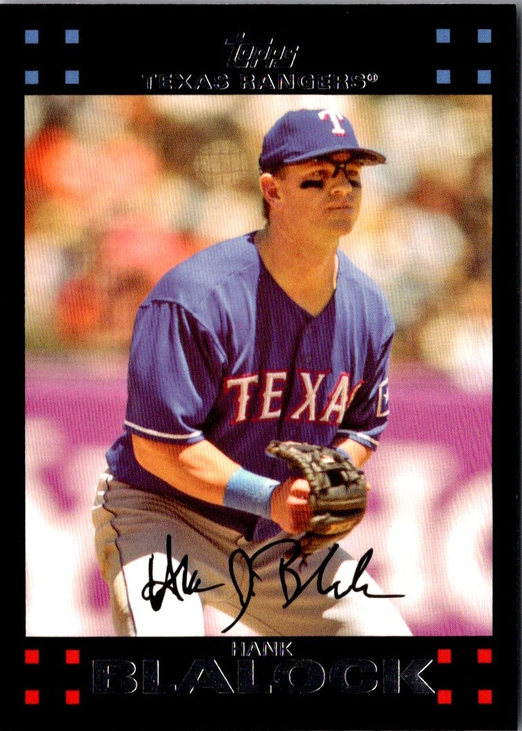 2007 Topps Hank Blalock