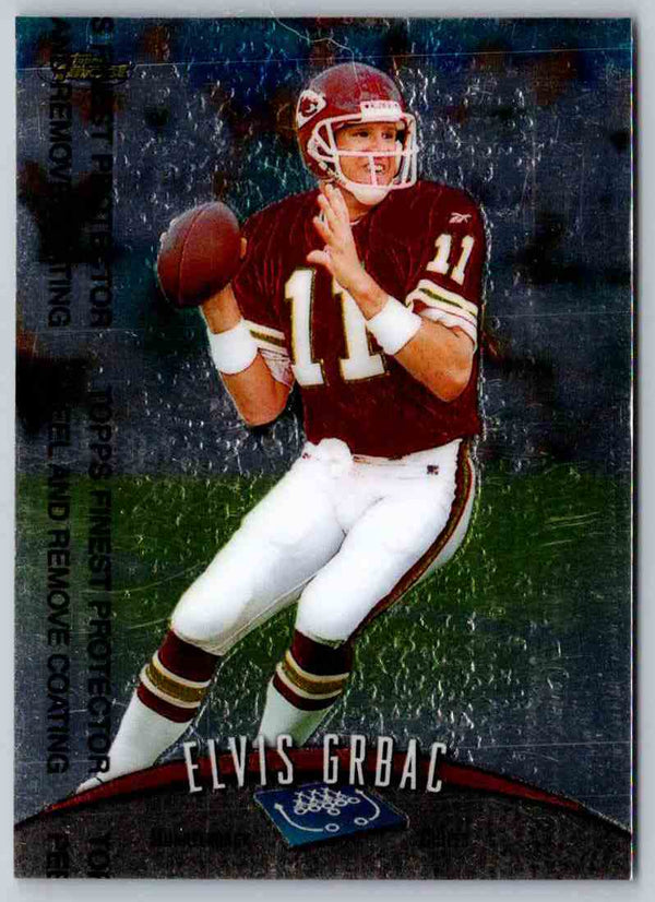 1998 Topps Finest Football Elvis Grbac #187