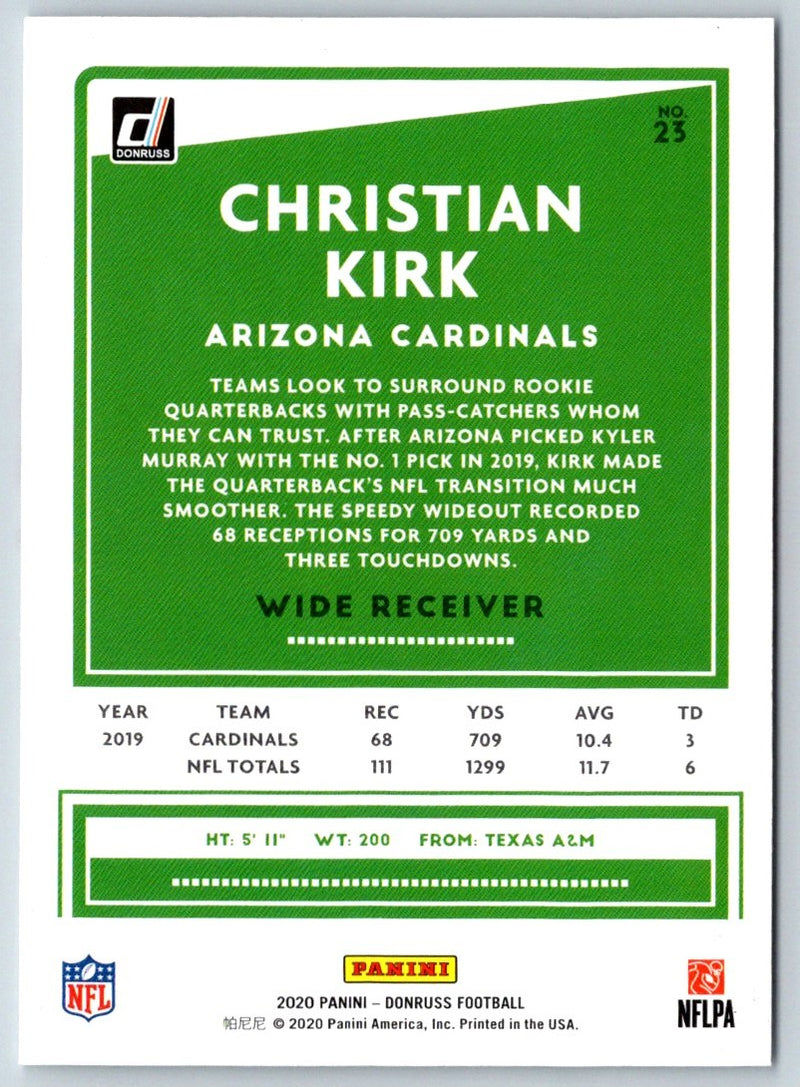 2020 Donruss Christian Kirk