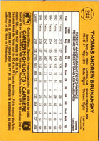 1987 Leaf Tom Brunansky #244