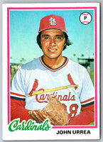 1978 Topps John Urrea #587 Rookie