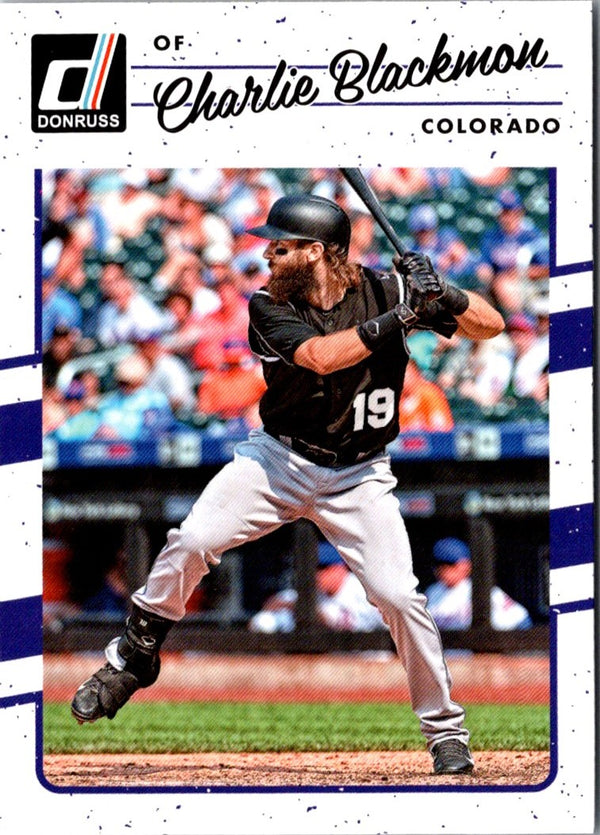 2017 Donruss Charlie Blackmon #91