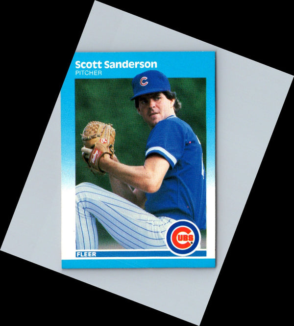 1985 Fleer Scott Sanderson #66