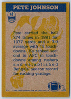 1982 Topps Pete Johnson #48