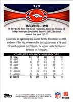 2012 Topps Jason Hill #379
