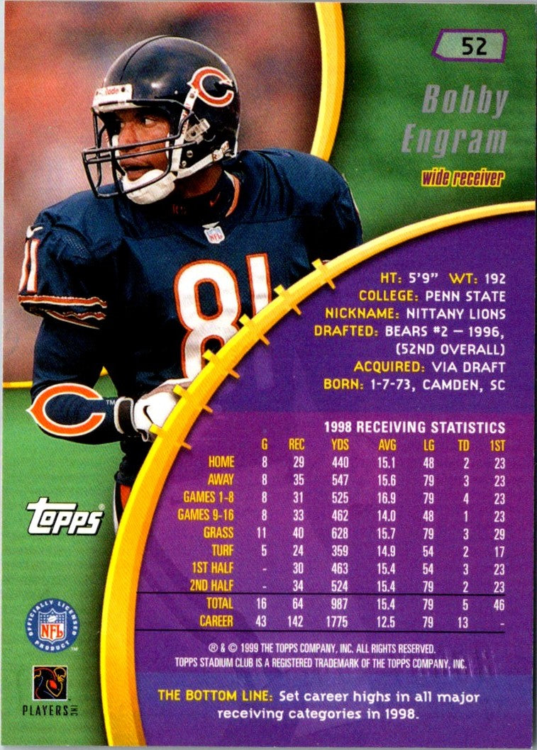 1999 Stadium Club Bobby Engram