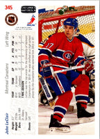 1991 Upper Deck John LeClair #345 Rookie
