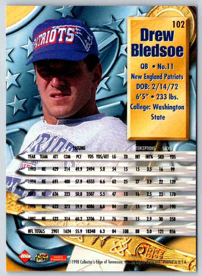 1998 Edge Drew Bledsoe