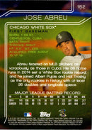 2015 Stadium Club Jose Abreu