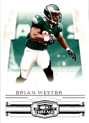 2007 Donruss Threads Brian Westbrook #37