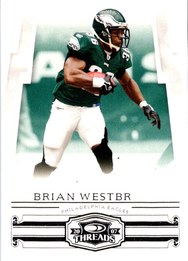 2007 Donruss Threads Brian Westbrook #37