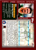2000 Topps Season Opener Bill Schroeder #61