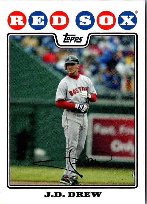 2008 Topps J.D. Drew #552