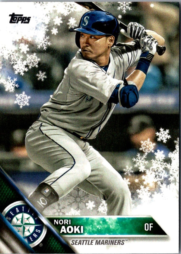 2016 Topps Holiday Baseball Nori Aoki #HMW38