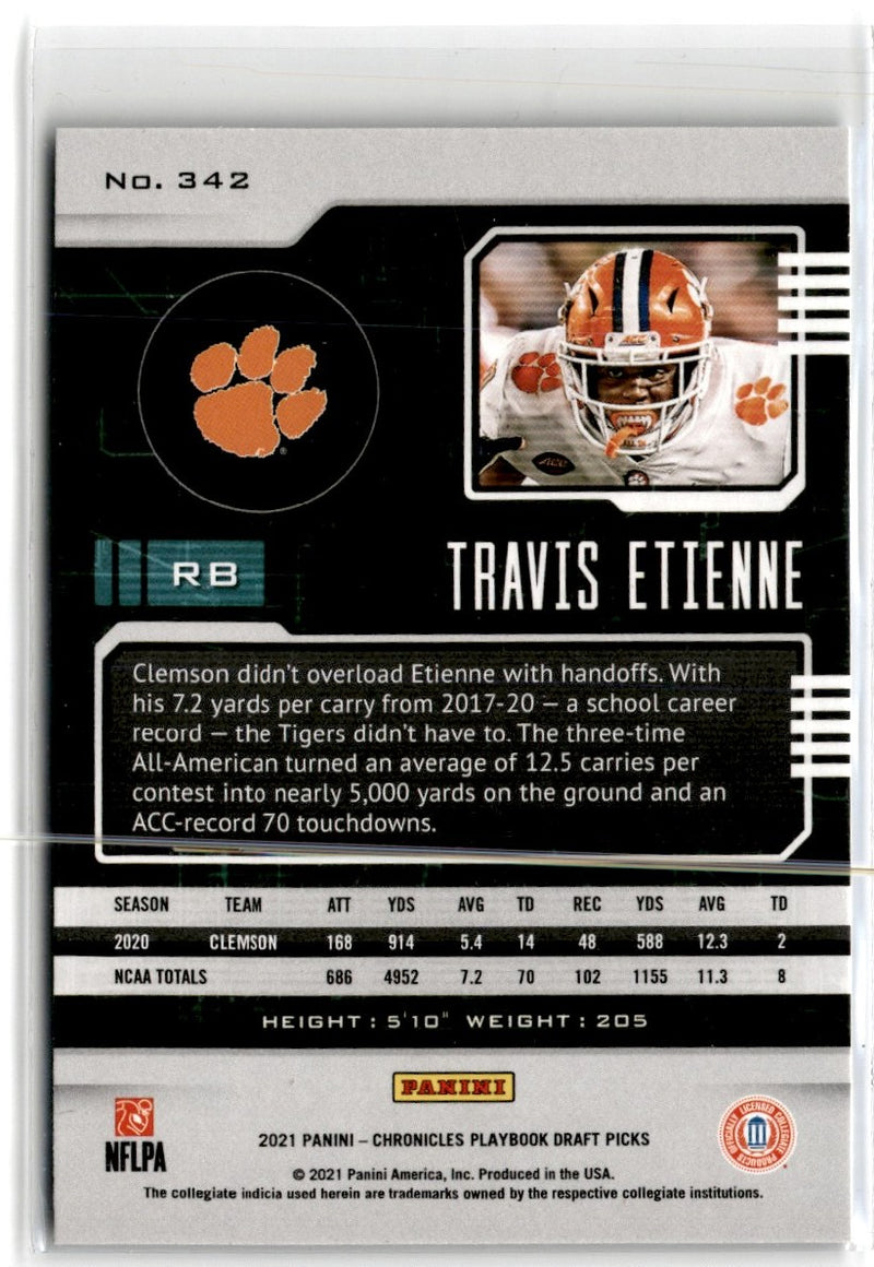 2021 Panini Chronicles Draft Picks Travis Etienne Jr.