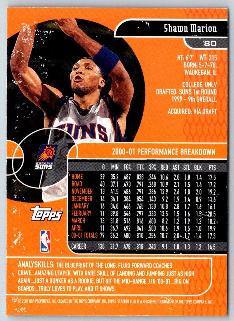 2003 Stadium Club Shawn Marion