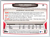 2014 Bowman Tony Cingrani #25